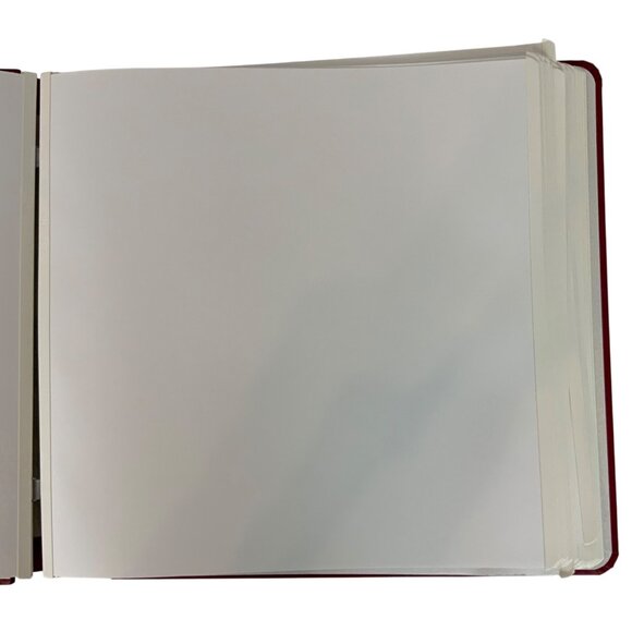 Creative Memories 12x12 Red Scrapbook Album With Blank & School Themed Pages - Picture 6 of 8